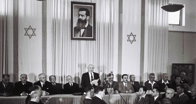 The establishment of the State of Israel